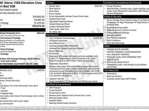 Used 2021 GMC Sierra 1500 Elevation w/ X31 Off-Road Package image 6