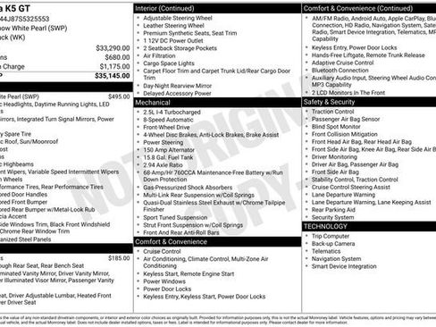 Certified 2025 Kia K5 GT image 16