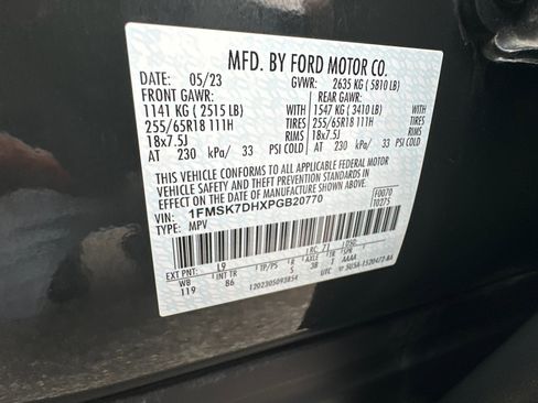 Certified 2023 Ford Explorer XLT image 30