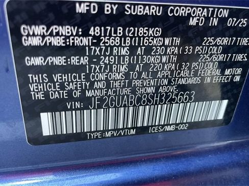 New 2025 Subaru Crosstrek 2.0i image 28