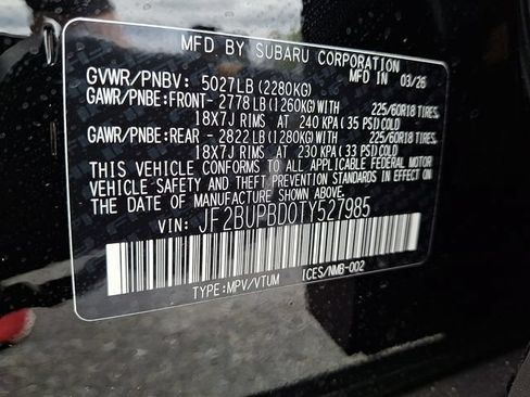 New 2026 Subaru Outback Premium AWD/4WD image 15