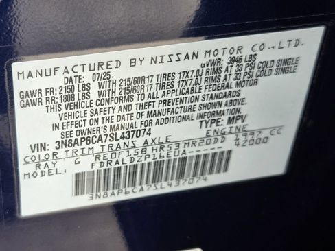 Used 2025 Nissan Kicks SV FWD image 30