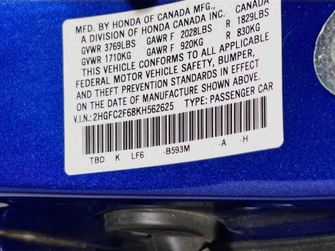 Used 2019 Honda Civic LX image 29