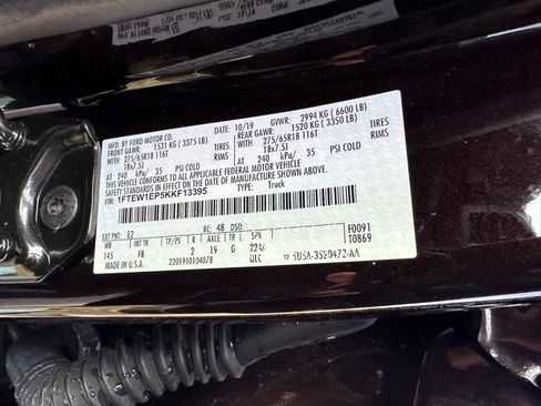 Used 2019 Ford F150 XLT w/ Equipment Group 302A Luxury image 26