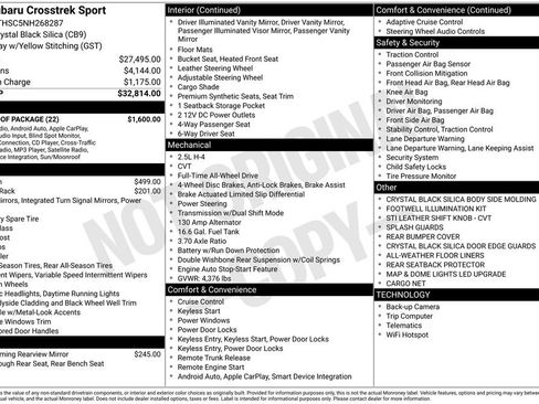 Used 2022 Subaru Crosstrek 2.5i Sport w/ Moonroof Package image 5