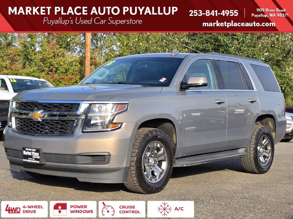 Used 2018 Chevrolet Tahoe LS w/ Skid Plate Package AWD/4WD image 1