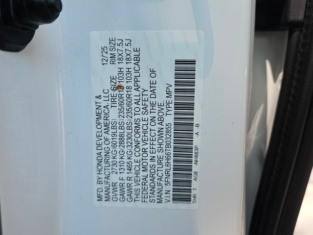 Certified 2026 Honda Odyssey EX-L image 16