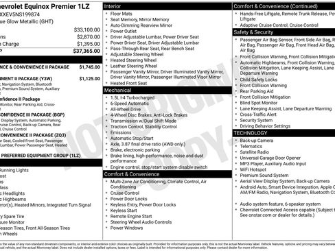 Used 2022 Chevrolet Equinox Premier AWD/4WD image 2