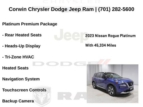 Used 2023 Nissan Rogue Platinum w/ Platinum Premium Package AWD/4WD image 6