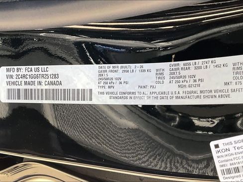 New 2026 Chrysler Pacifica Limited w/ S Appearance Package FWD image 20