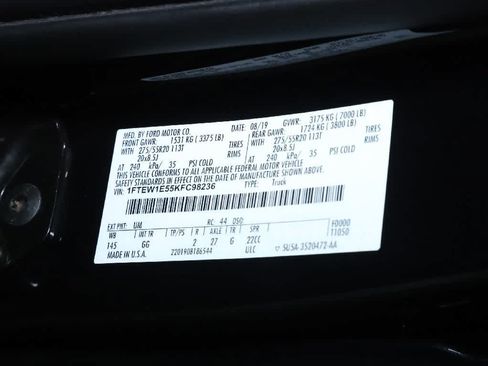 Used 2019 Ford F150 XL w/ Equipment Group 101A Mid AWD/4WD image 19