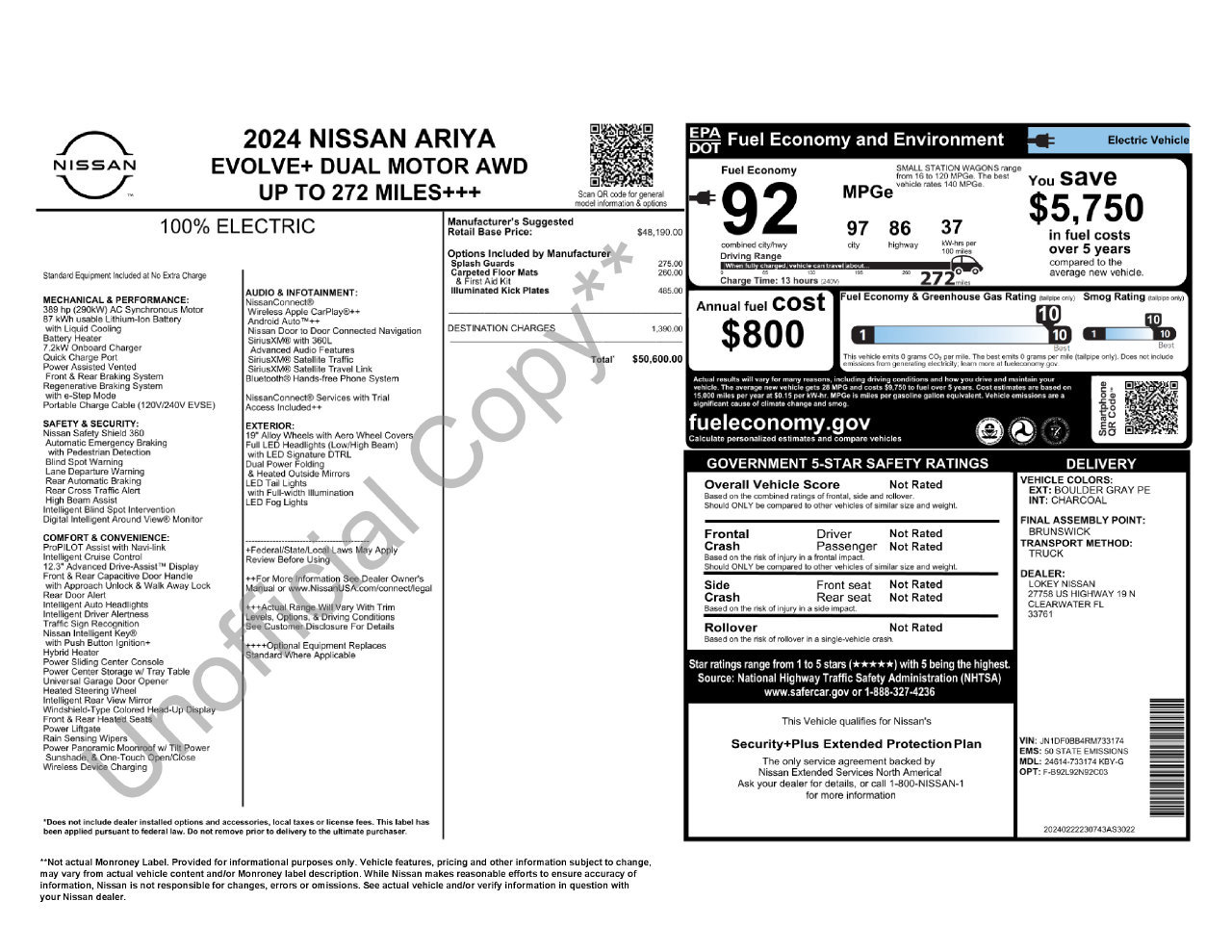Certified 2024 Nissan Ariya AWD image 35