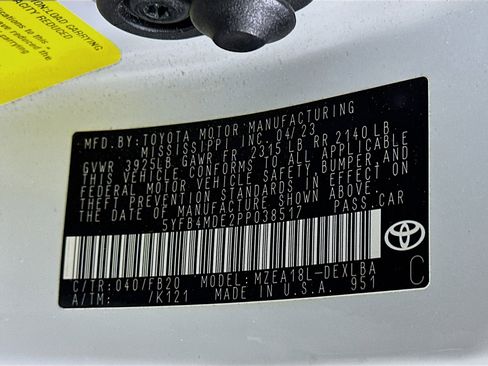 Used 2023 Toyota Corolla LE w/ Carpet Mat Package (TMS) image 12