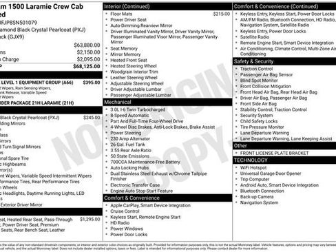 Used 2025 RAM 1500 Laramie AWD/4WD image 22