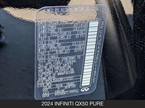 Used 2024 INFINITI QX50 Pure FWD image 25