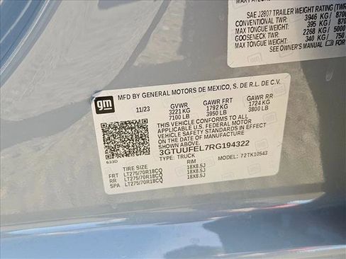 Certified 2024 GMC Sierra 1500 AT4X image 24