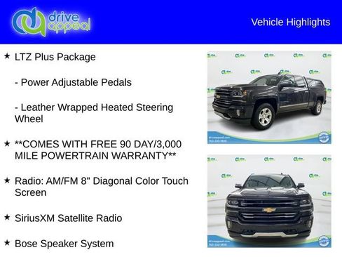 Used 2016 Chevrolet Silverado 1500 LTZ Z71 w/ LTZ Plus Package AWD/4WD image 12