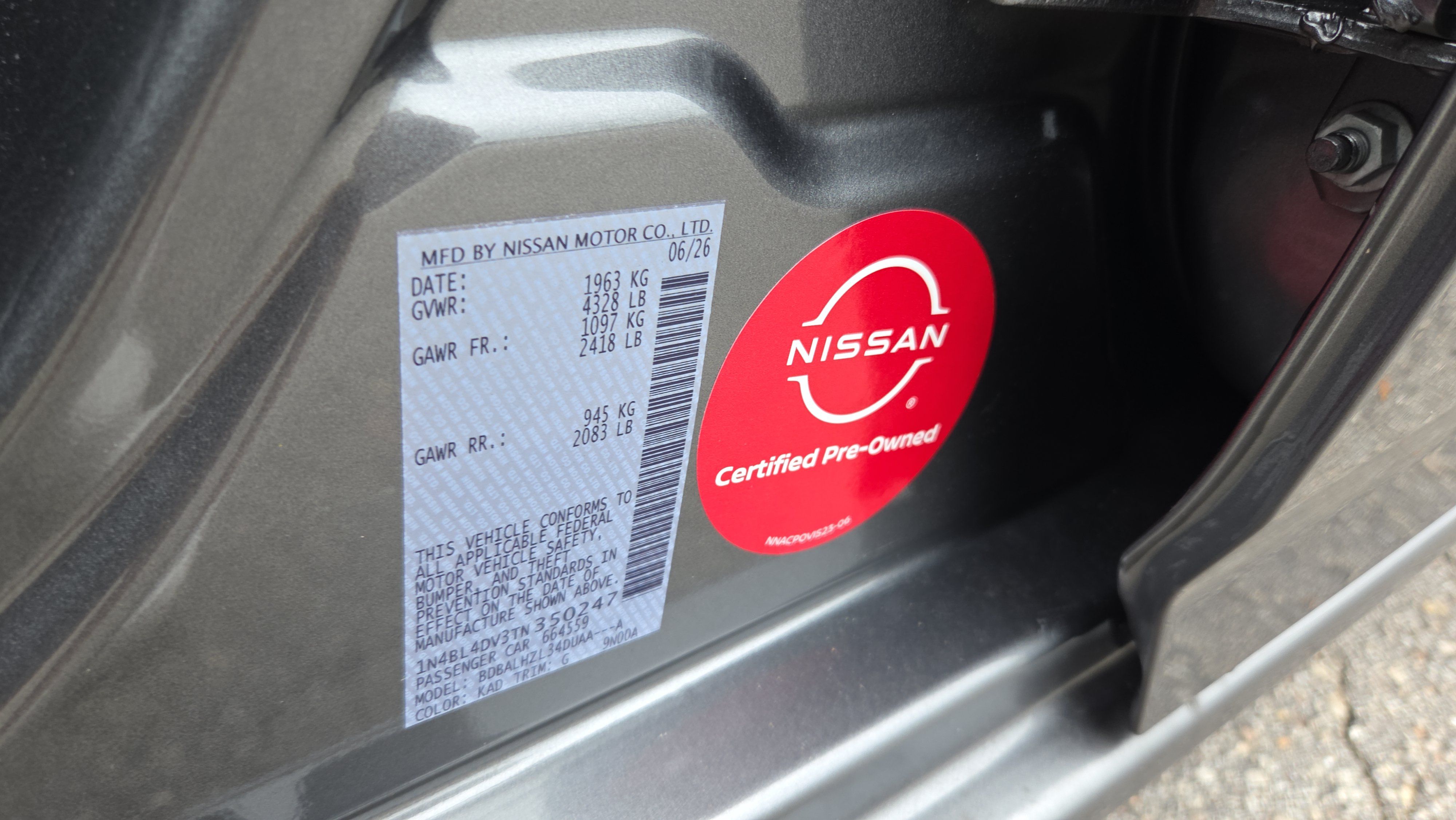 Used 2026 Nissan Altima 2.5 SV w/ SV Premium Package FWD image 16