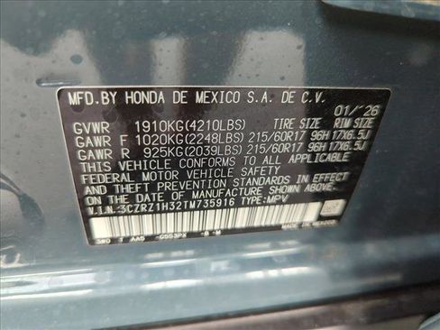 Certified 2026 Honda HR-V LX image 23