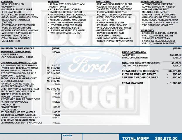 Certified 2021 Ford F150 Lariat AWD/4WD image 2