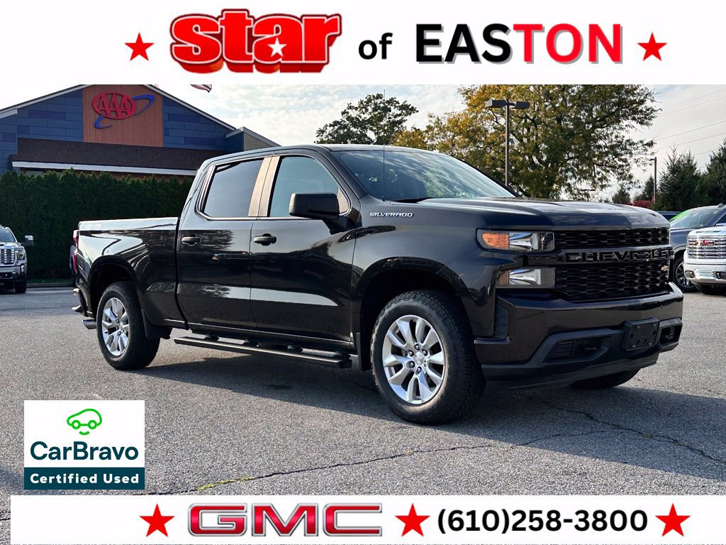 Certified 2019 Chevrolet Silverado 1500 Custom w/ Custom Convenience Package AWD/4WD 360° Tour