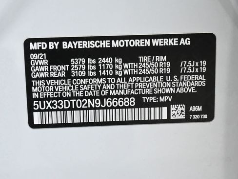 Used 2022 BMW X4 xDrive30i w/ Premium Package AWD/4WD image 24