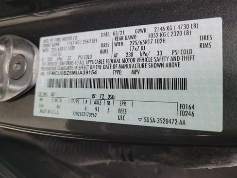 Used 2021 Ford Escape SE AWD/4WD image 33