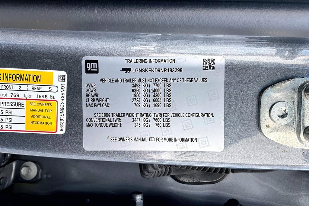 Used 2022 Chevrolet Suburban Premier AWD/4WD image 36