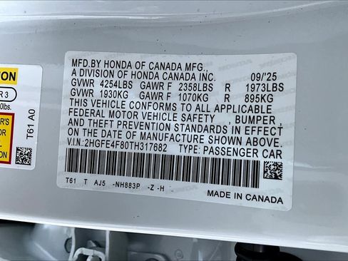 New 2026 Honda Civic Sport Touring image 14