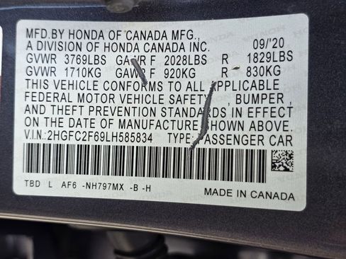 Used 2020 Honda Civic LX image 30