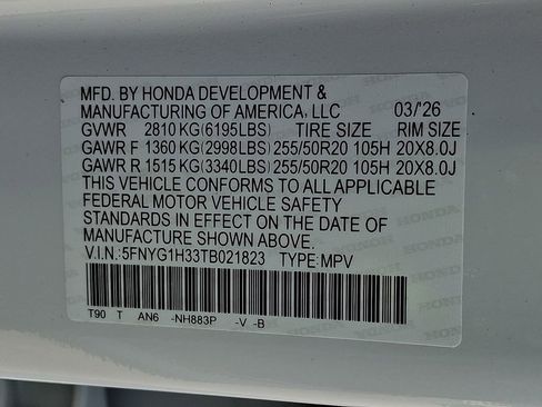 New 2026 Honda Pilot Sport image 18