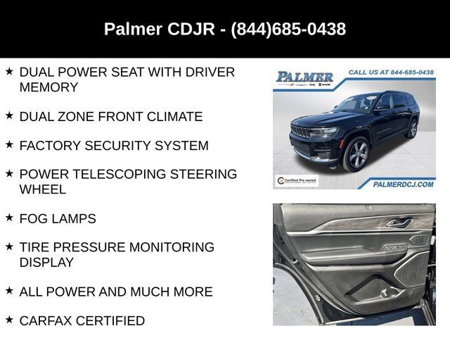 Certified 2021 Jeep Grand Cherokee L Limited w/ Luxury Tech Group II AWD/4WD image 24
