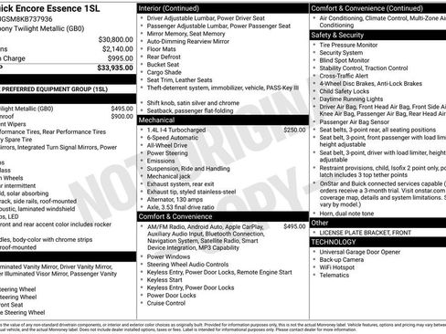 Used 2019 Buick Encore Essence image 33