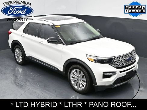Used 2021 Ford Explorer Limited w/ Hybrid Equipment Group 310A RWD image 29