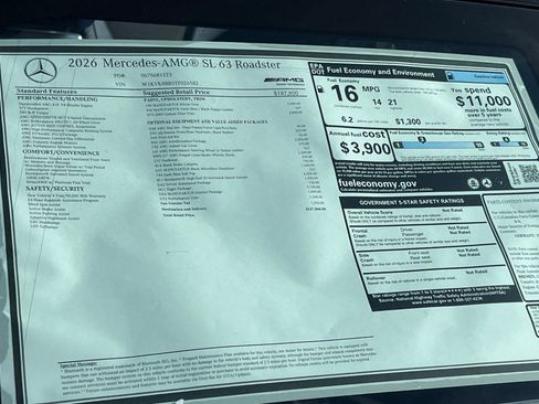 New 2026 Mercedes-Benz SL 63 AMG AMG SL 63 image 29