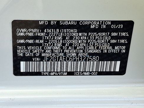 Certified 2023 Subaru Crosstrek 2.0i Premium image 27