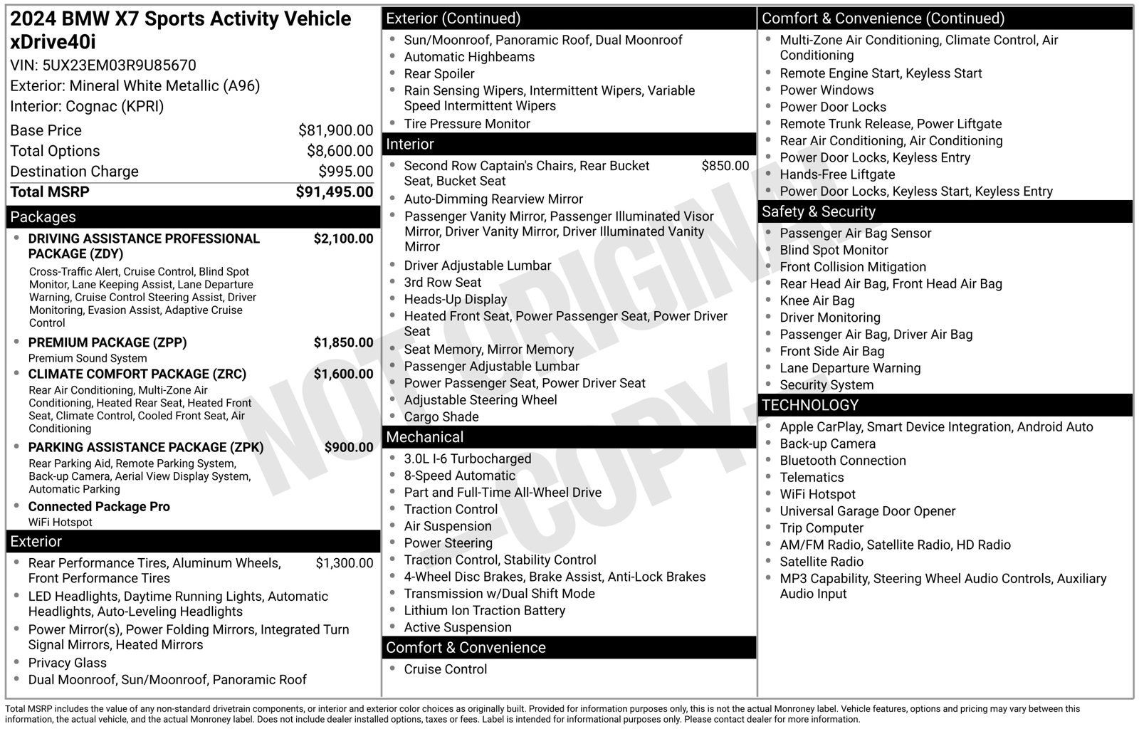 Certified 2024 BMW X7 xDrive40i AWD/4WD image 13