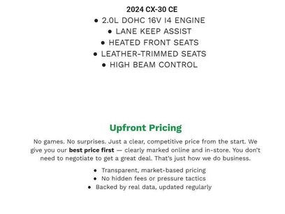 Used 2024 MAZDA CX-30 AWD 2.5 S w/ Preferred Package