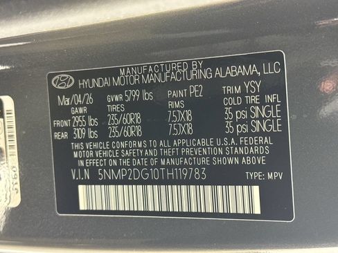 New 2026 Hyundai Santa Fe SEL AWD/4WD image 29
