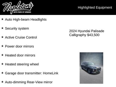 Used 2024 Hyundai Palisade Calligraphy AWD/4WD image 5