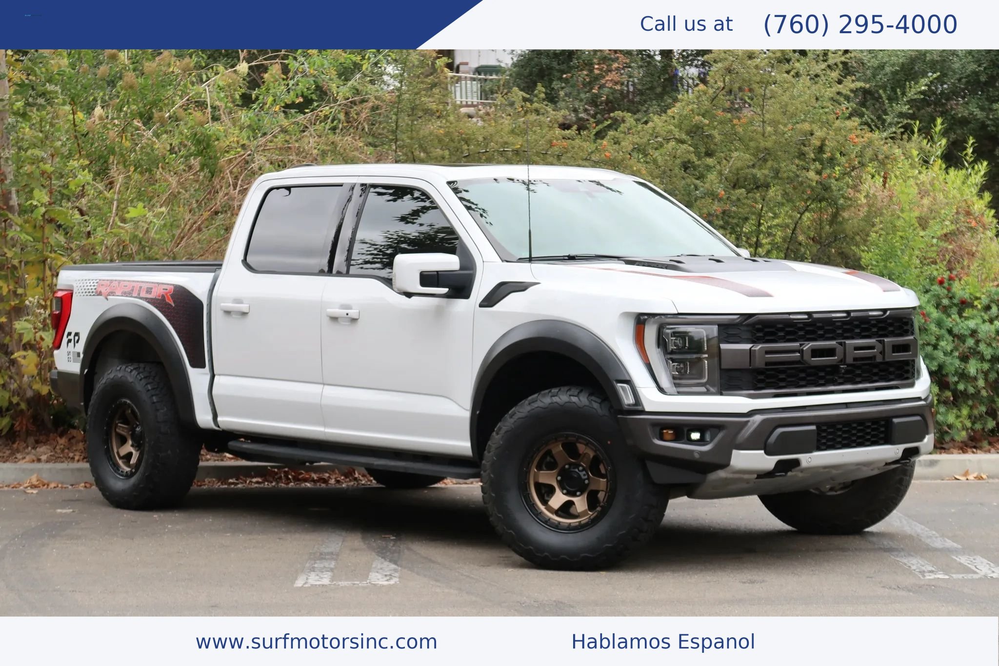 Used 2022 Ford F150 Raptor w/ Equipment Group 801A High AWD/4WD image 1