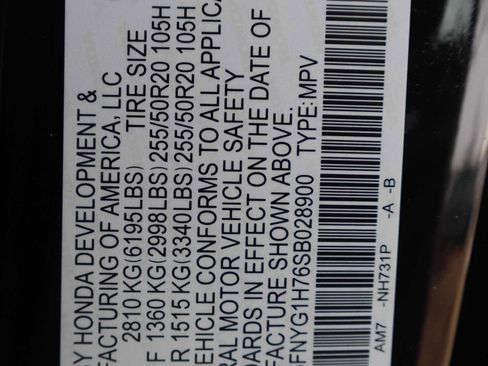 Certified 2025 Honda Pilot Touring image 33