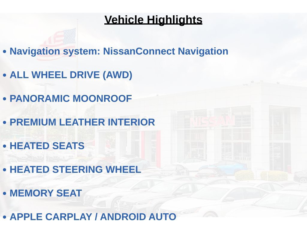 Used 2023 Nissan Murano SL w/ SL Moonroof Package AWD/4WD image 11