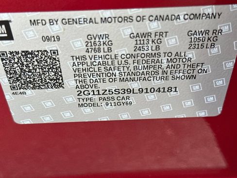 Used 2020 Chevrolet Impala LT w/ LT Convenience Package FWD image 26