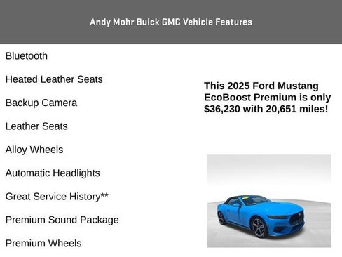 Used 2025 Ford Mustang Premium RWD image 4