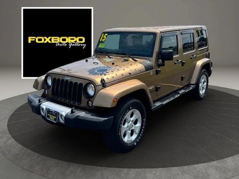 Used 2015 Jeep Wrangler Unlimited Sahara w/ Dual Top Group AWD/4WD image 1