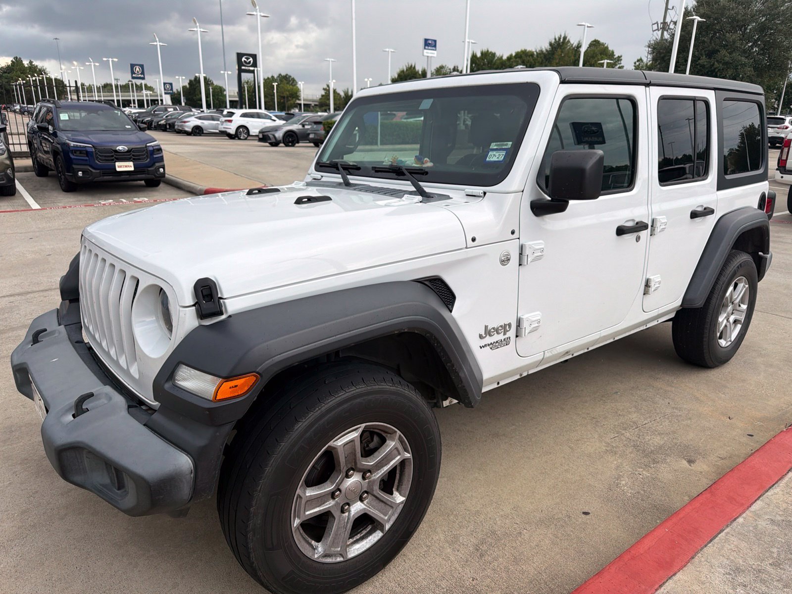 Used 2019 Jeep Wrangler Unlimited Sport S AWD/4WD image 1
