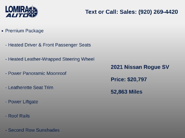 Used 2021 Nissan Rogue SV AWD/4WD image 6