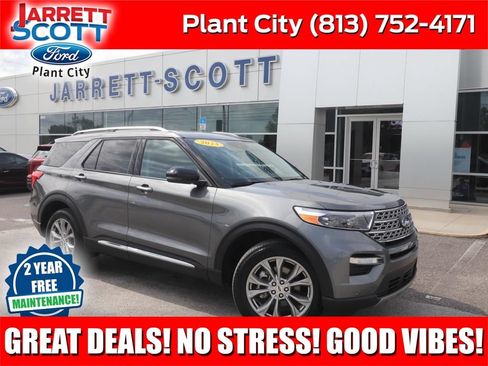 Certified 2023 Ford Explorer Limited w/ Limited Technology Package AWD/4WD image 1