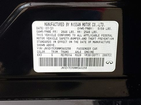 Certified 2022 INFINITI Q50 Sensory AWD/4WD image 43